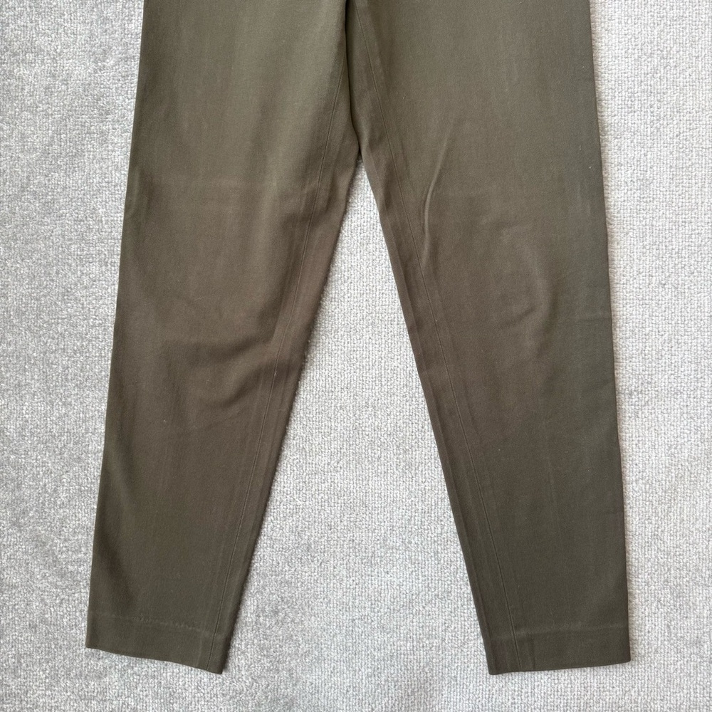 Banana Republic Pants Womens 2 Green Stretch Cotton Straight Leg Slim Fit Career - Picture 3 of 11